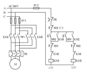 【兆恒機械】三相異步電動機正反轉(zhuǎn)控制電路圖原理及plc接線與編程