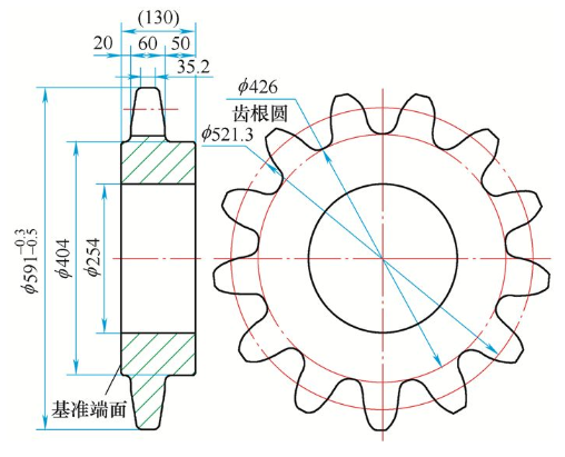 【兆恒機(jī)械】滲碳齒部有嚴(yán)重的貫穿型裂紋，何原因？